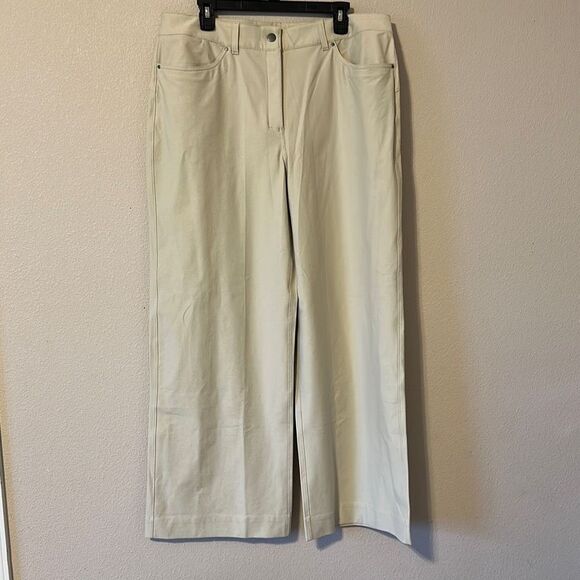 Lululemon City Sleek 5 Pocket Wide-Leg High-Rise Pant *Light Utilitech in Natura - Picture 1 of 8